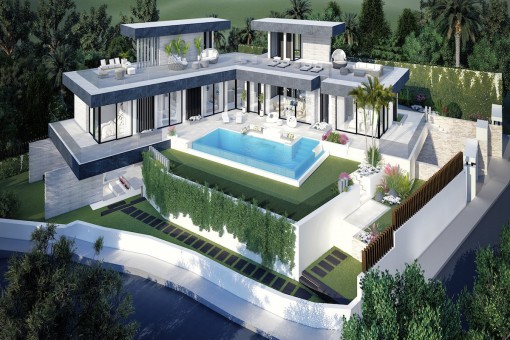 Impressive contemporary style villa in Benahavis